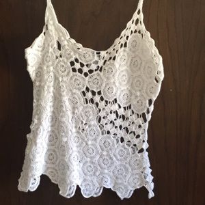 Lace type Ramie/cotton top